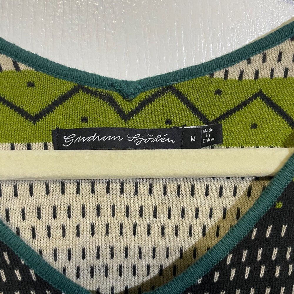 Gudrun Sjoden Strikk Stripe Knit Tunic Dress - Women's Size M - Multicolor - Picture 3 of 5